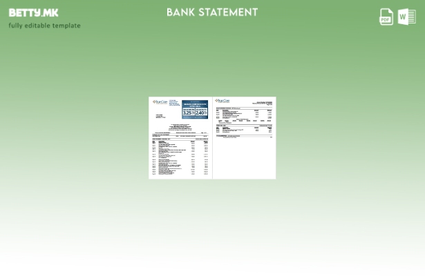 Модерен стил на САД TrueCore Федералната кредитна унија за изводи на шаблон за с